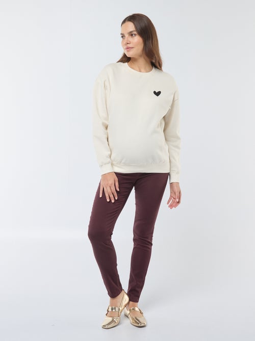 Sweat d'allaitement en molleton - Kiabi