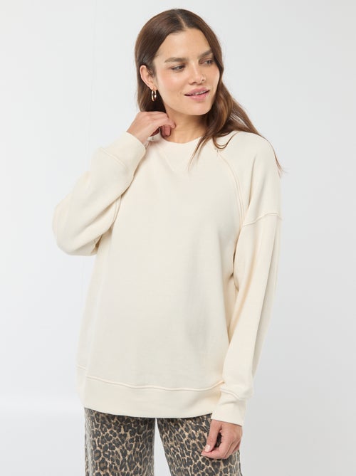 Sweat d'allaitement en molleton - Kiabi