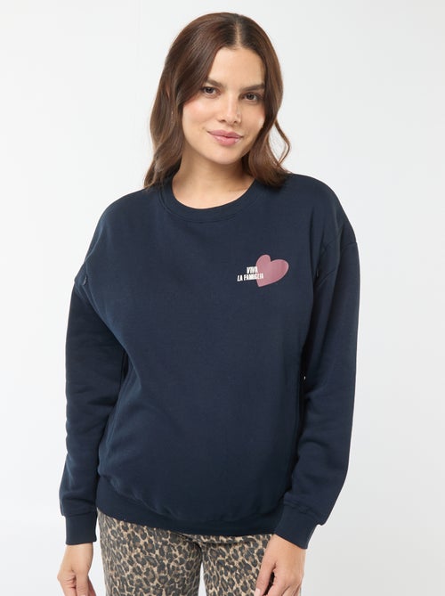 Sweat d'allaitement en molleton - Kiabi