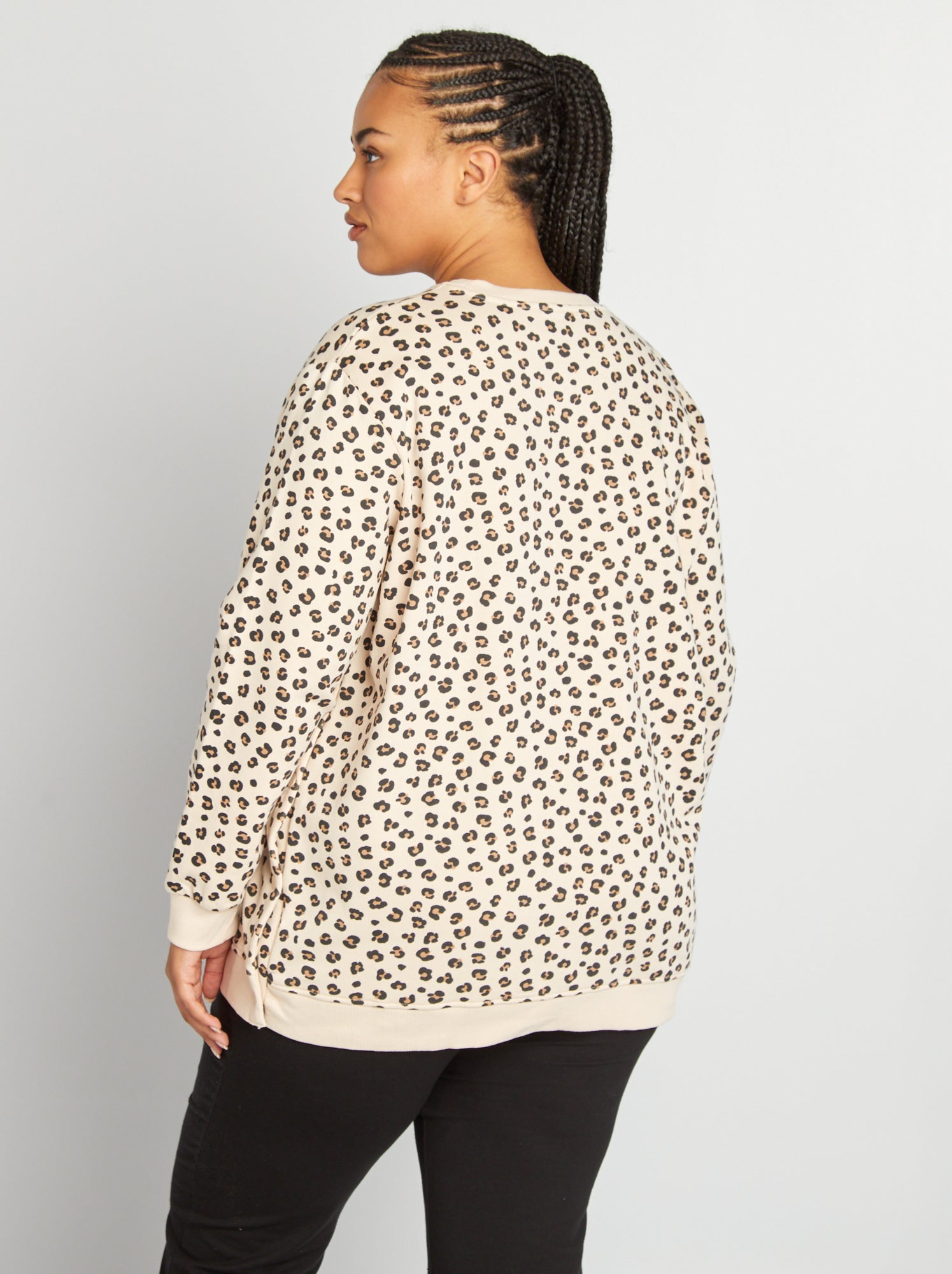 Sweat Molleton Grossesse Et Allaitement Vertbaudet - Marine, Taille 42/44
