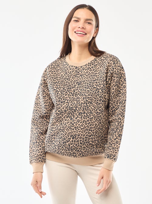 Sweat d'allaitement en molleton - Kiabi