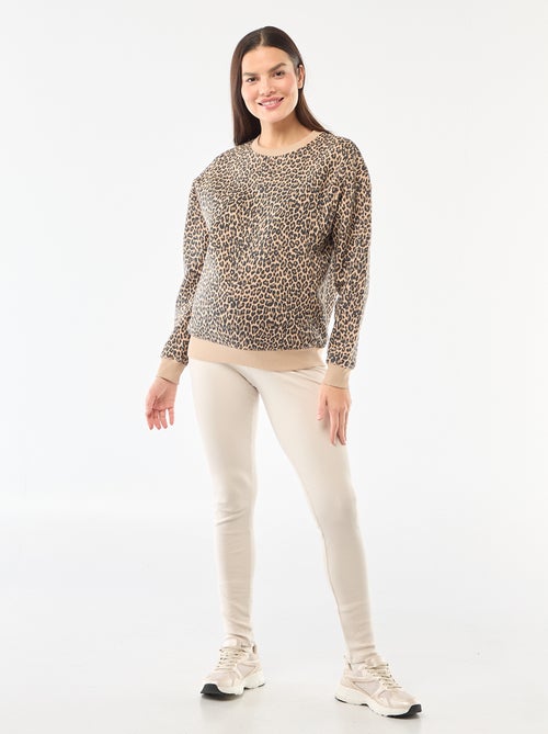 Sweat d'allaitement en molleton - Kiabi