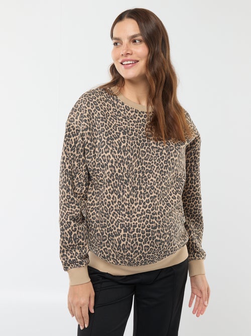 Sweat d'allaitement en molleton - Kiabi