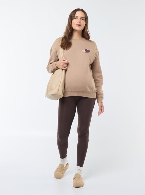 Sweat d'allaitement en molleton - Kiabi