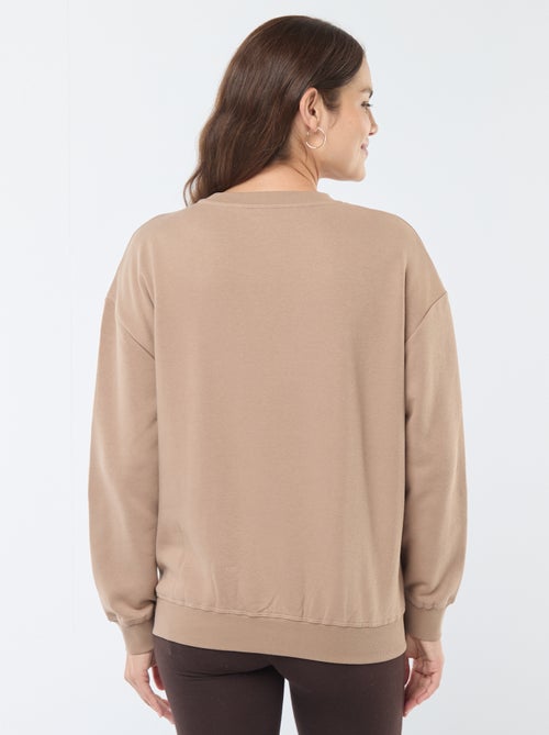Sweat d'allaitement en molleton - Kiabi