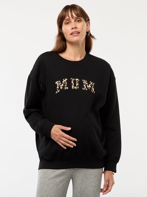 Sweat d'allaitement en molleton - Kiabi