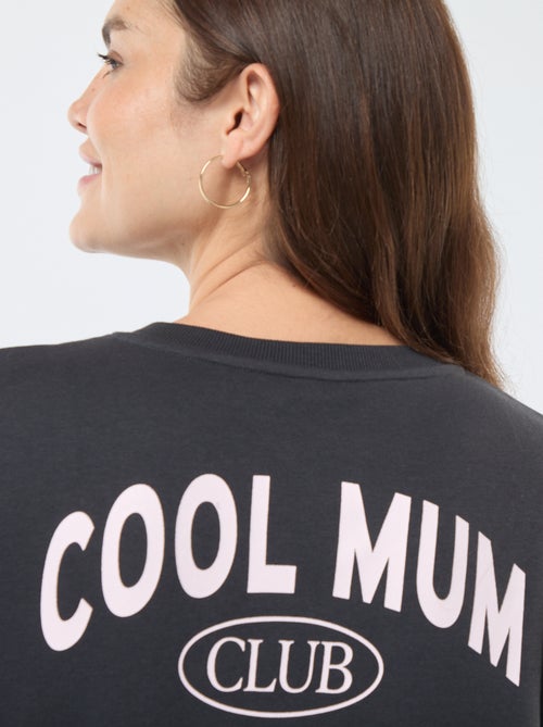 Sweat d'allaitement en molleton - Kiabi