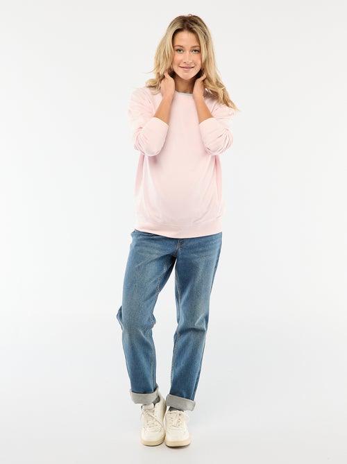 Sweat d'allaitement en molleton - Kiabi