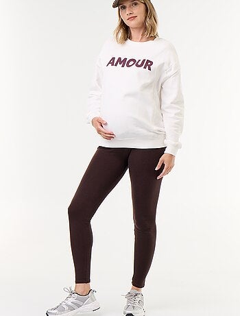 Sweat d'allaitement imprimé