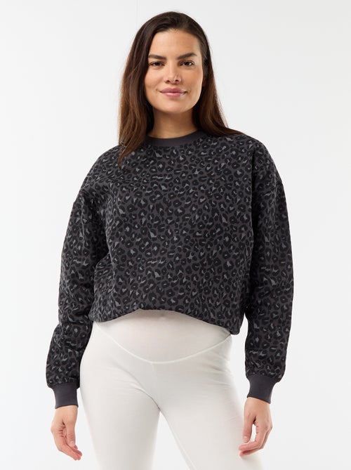 Sweat d'allaitement imprimé - Kiabi