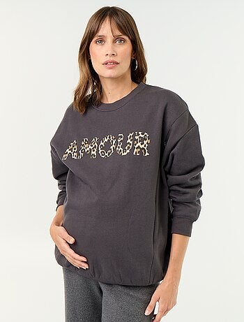 Sweat d'allaitement imprimé