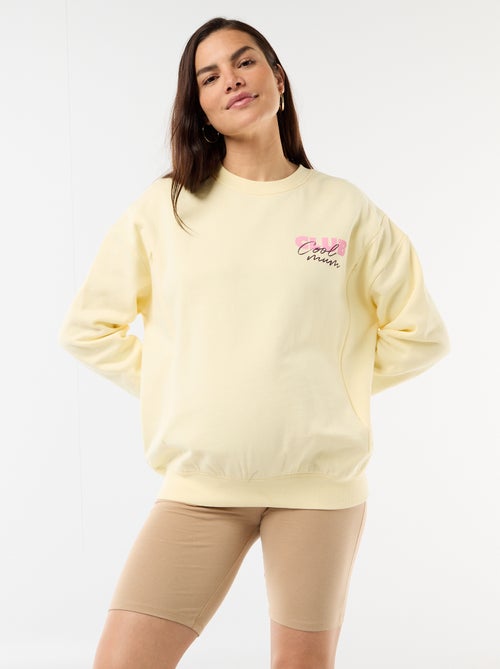 Sweat d'allaitement imprimé - Kiabi Sweat d'allaitement imprimé - Kiabi
