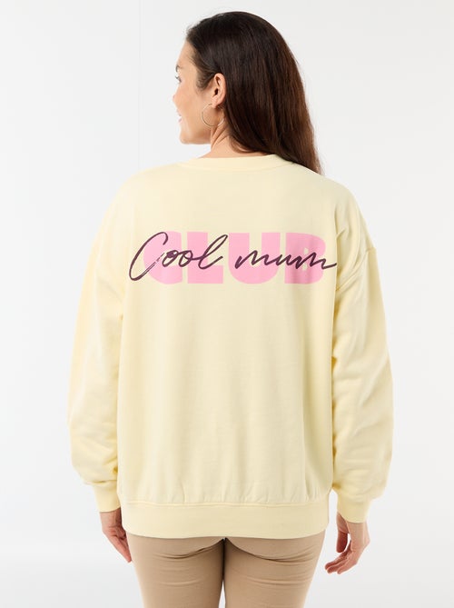 Sweat d'allaitement imprimé - Kiabi Sweat d'allaitement imprimé - Kiabi