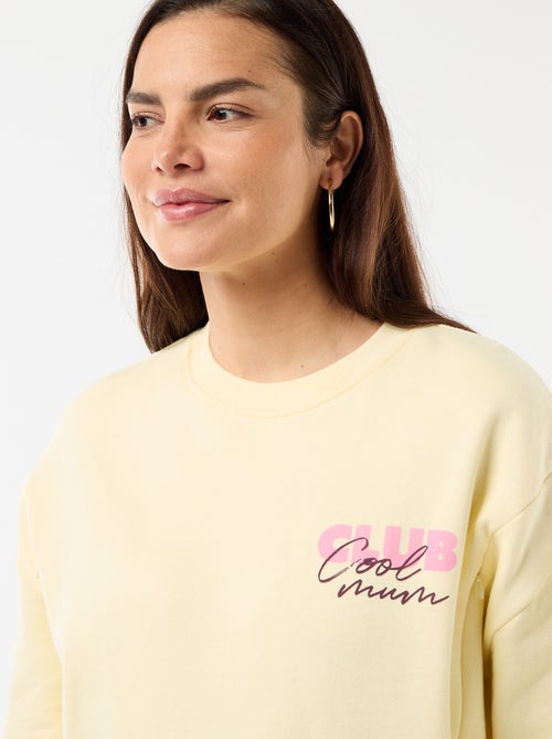 Sweat d'allaitement imprimé - Kiabi Sweat d'allaitement imprimé - Kiabi