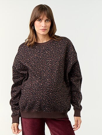 Sweat d'allaitement imprimé