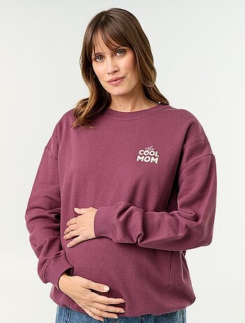 Sweat d'allaitement imprimé