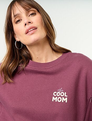 Sweat d'allaitement imprimé