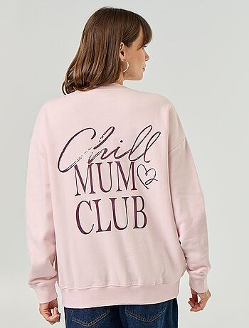 Sweat d'allaitement imprimé