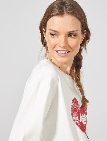 Sweat de grossesse à message - Kiabi