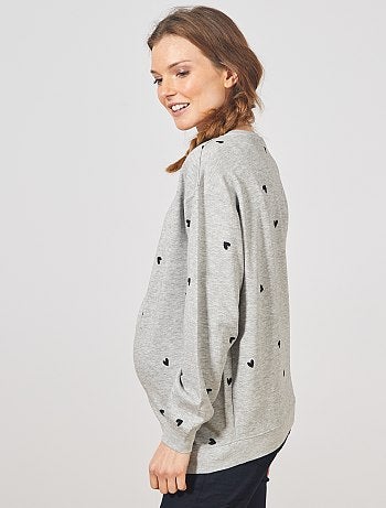 Sweat de grossesse à message - Kiabi