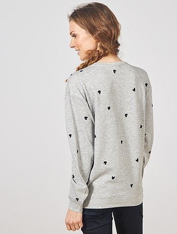 Sweat de grossesse à message - Kiabi