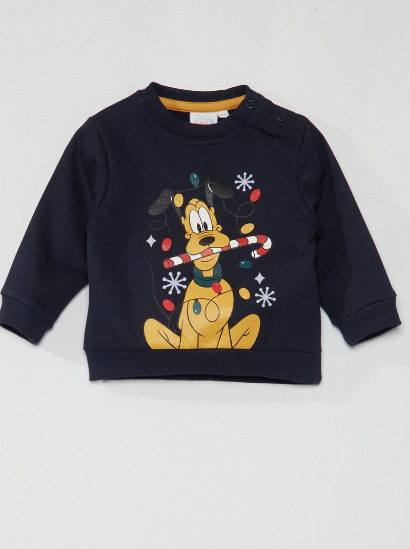 Sweat de noël 'Disney' Bleu - Kiabi