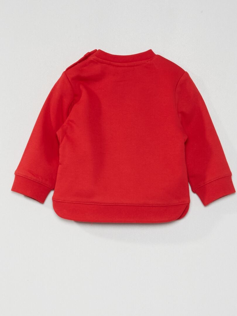 Sweat de noël 'Disney' Rouge Kiabi 10.00€