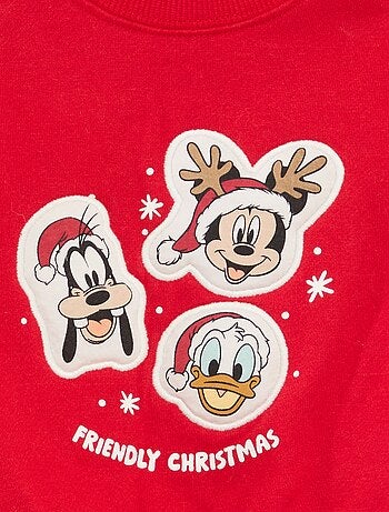 Sweat de Noël imprimé 'Disney' 'Winnie' en coton