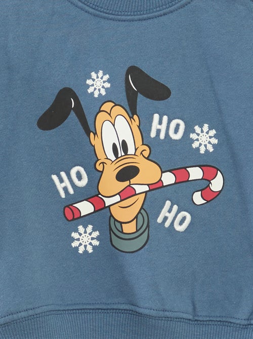 Sweat de Noël imprimé 'Disney' 'Pluto' en coton - Kiabi