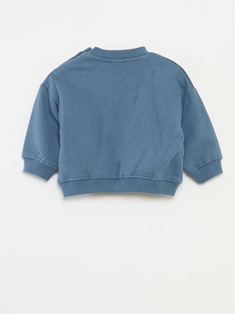 Sweat de Noël imprimé 'Disney' 'Pluto' en coton Bleu - Kiabi