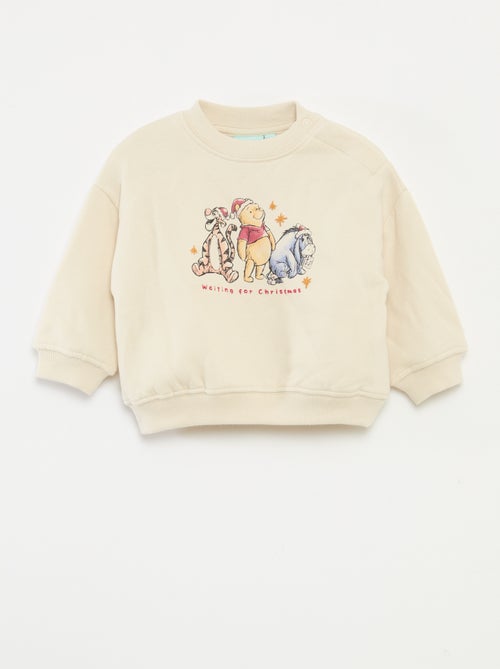 Sweat de Noël imprimé 'Disney' 'Winnie' en coton - Kiabi