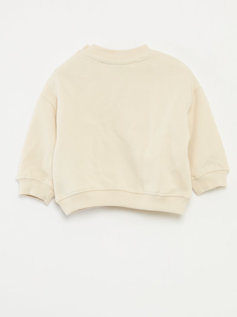 Sweat de Noël imprimé 'Disney' 'Winnie' en coton Blanc - Kiabi