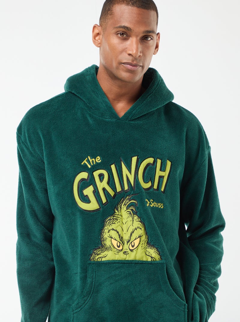 Sweat de nuit en polaire 'The Grinch' Vert - Kiabi
