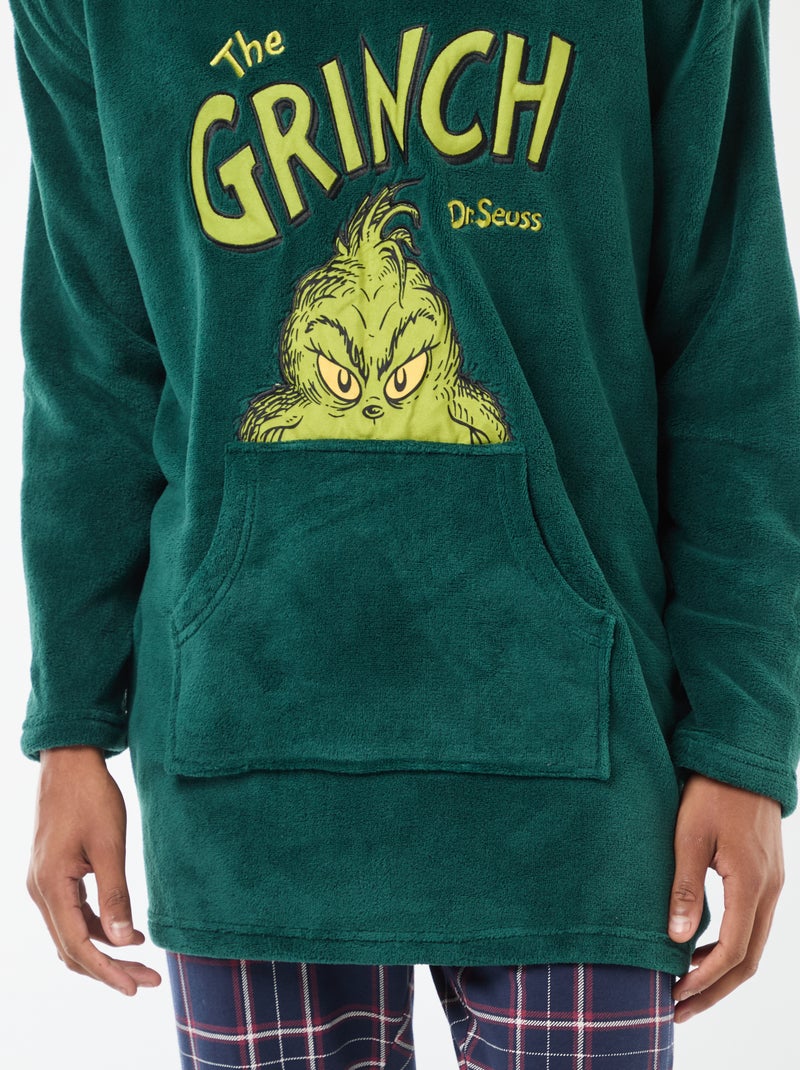 Sweat de nuit en polaire 'The Grinch' Vert - Kiabi