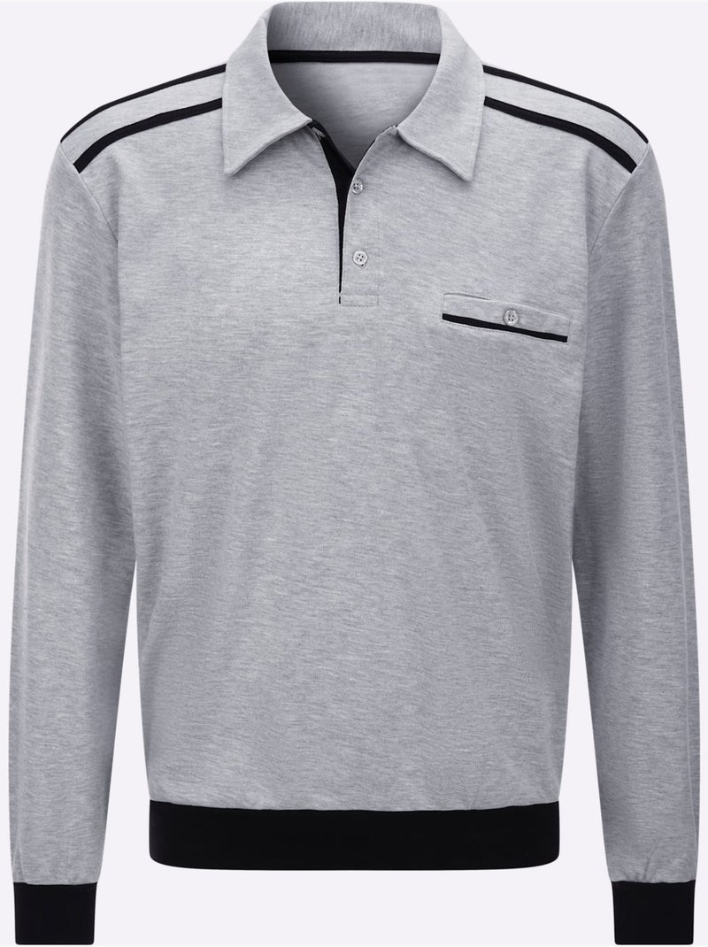 Sweat de qualité et agréable - taille standard - moda vilona Gris clair - Kiabi