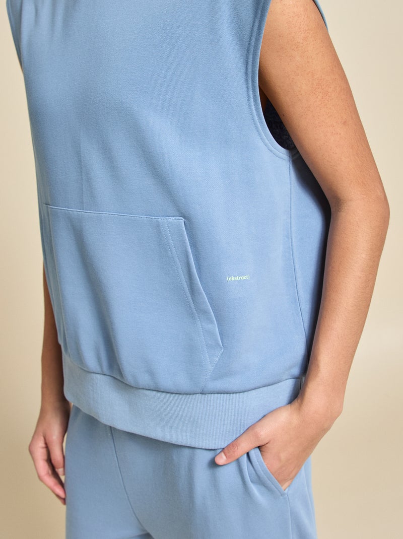 Sweat de sport sans manches - (ekstract) Bleu - Kiabi