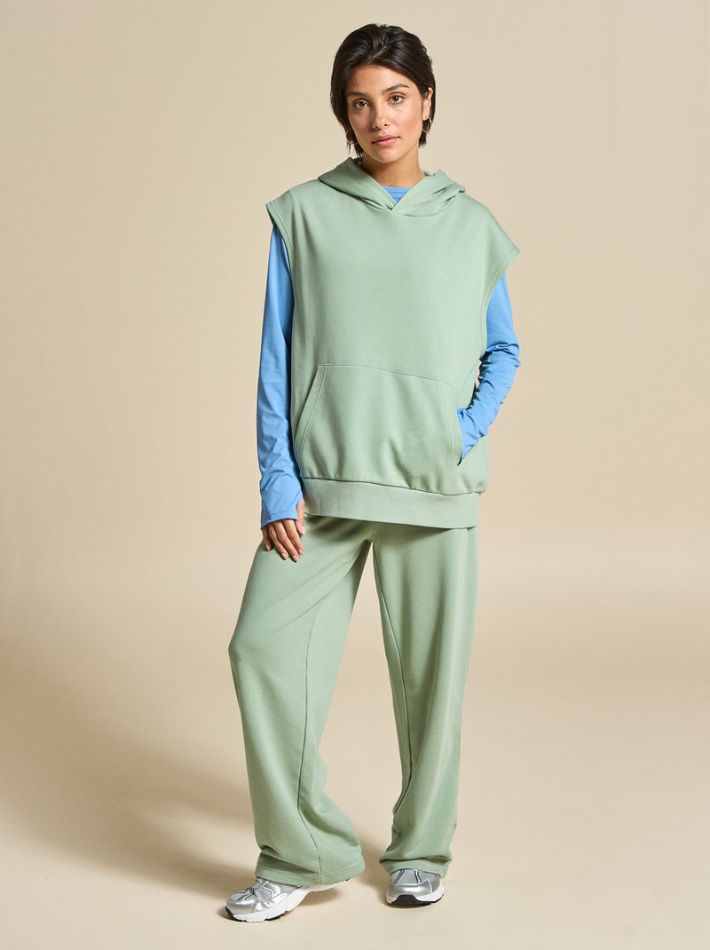 Sweat de sport sans manches - (ekstract) Vert - Kiabi