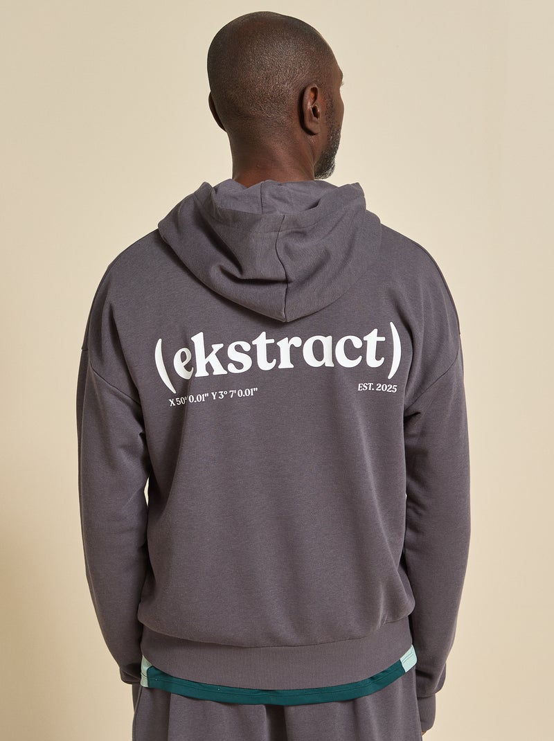 Sweat de sport unisexe - (ekstract) Gris - Kiabi