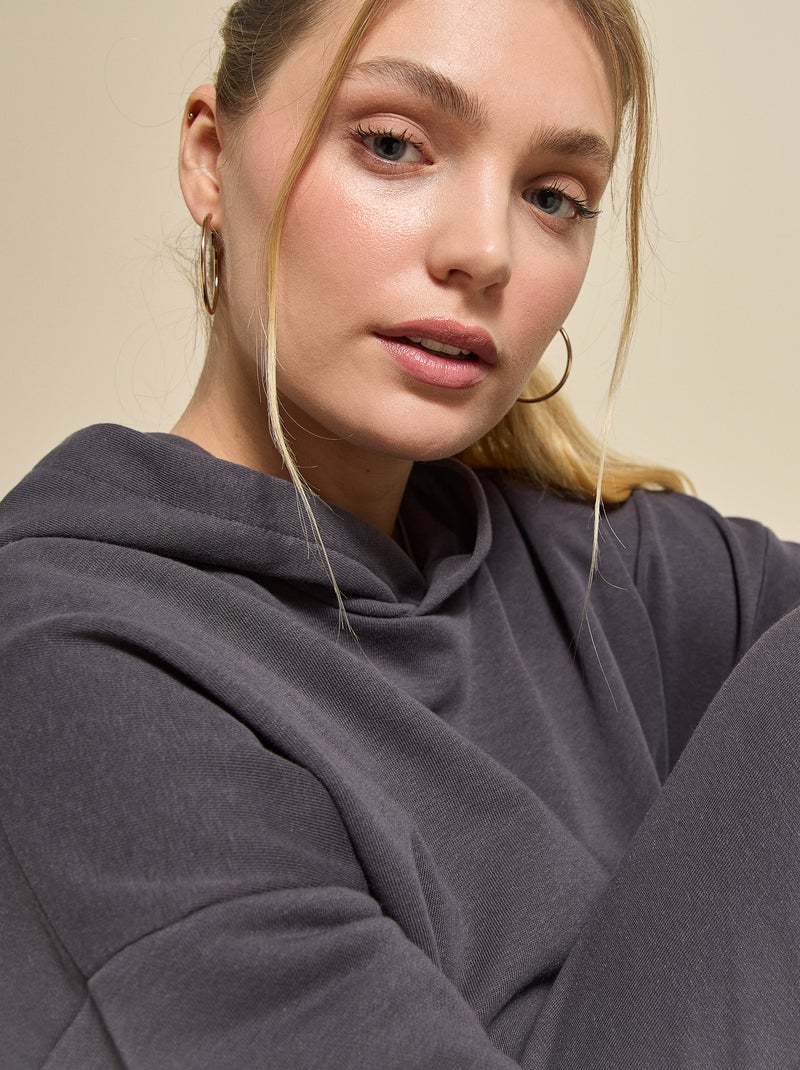 Sweat de sport unisexe - (ekstract) Gris - Kiabi