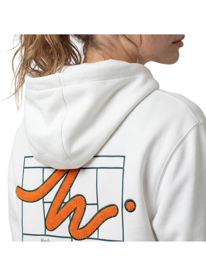 Sweat de tennis à capuche femme tennis femme newport-w Blanc - Kiabi