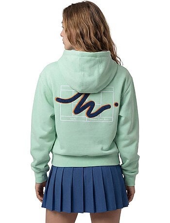 Sweat de tennis à capuche femme tennis femme newport-w light
