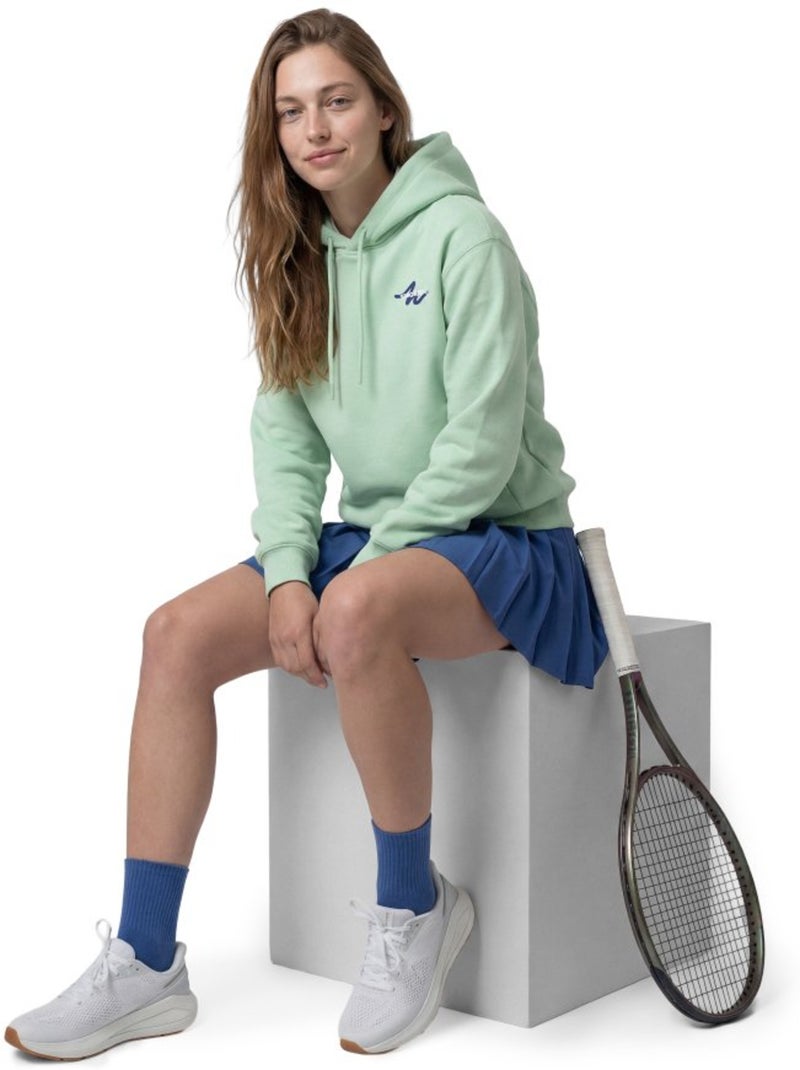 Sweat de tennis à capuche femme tennis femme newport-w light Vert - Kiabi