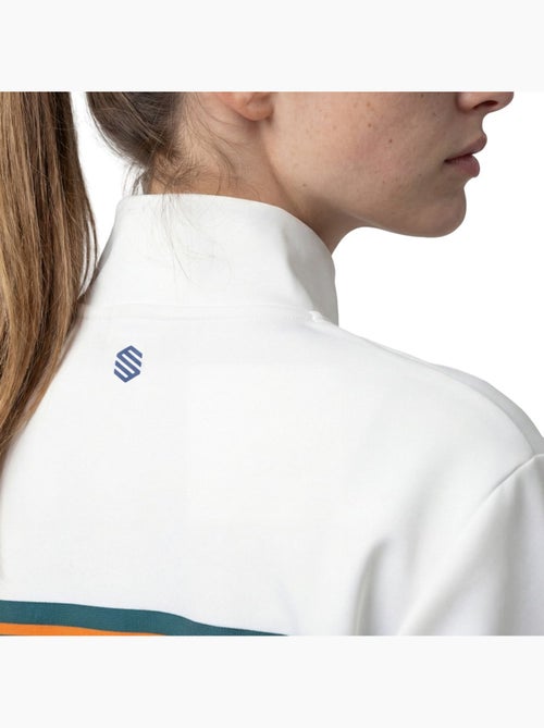 Sweat de tennis demi-zip femme tennis femme tiebreak-w - Kiabi
