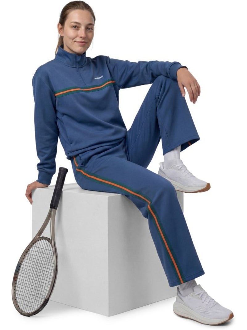 Sweat de tennis demi-zip femme tennis femme tiebreak-w navy Bleu - Kiabi