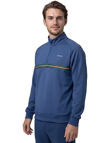 Sweat de tennis demi-zip homme tennis homme tiebreak navy