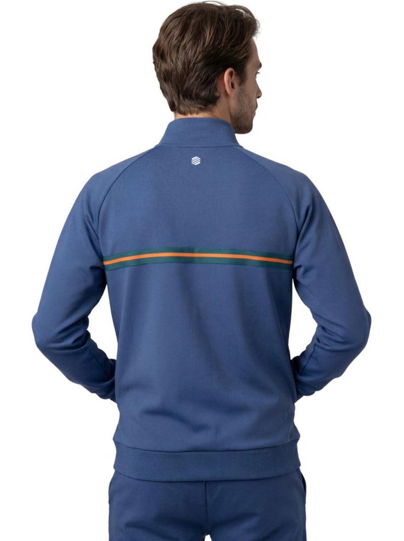 Sweat de tennis demi-zip homme tennis homme tiebreak navy Bleu - Kiabi