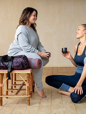 Sweat de yoga maille doudou