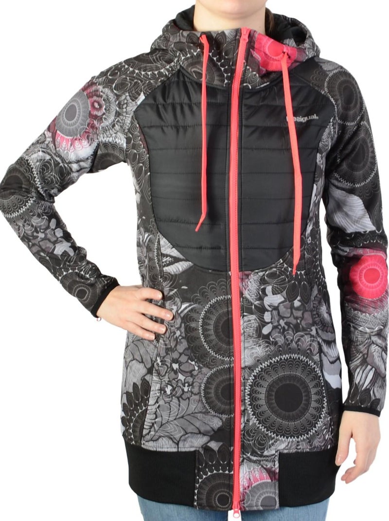 Sweat Desigual 67E2SA8 Gris Metal 2031 Gris - Kiabi