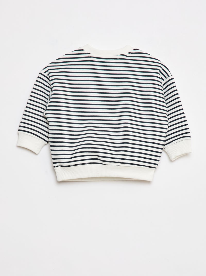 Sweat 'Disney' avec ouverture pressionnée à l'épaule Blanc - Kiabi