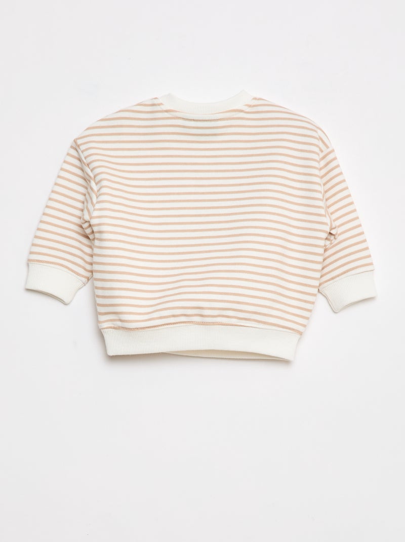 Sweat 'Disney' avec ouverture pressionnée à l'épaule Blanc - Kiabi